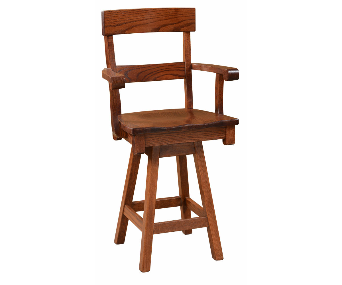 Savannah 24" Swivel Bar Stool • TC Amish Home
