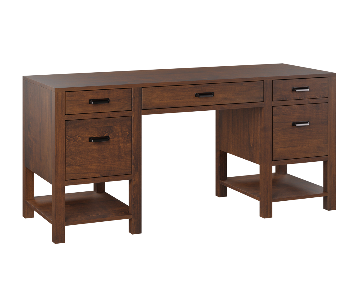 Wakefield Double Pedestal Desk • TC Amish Home