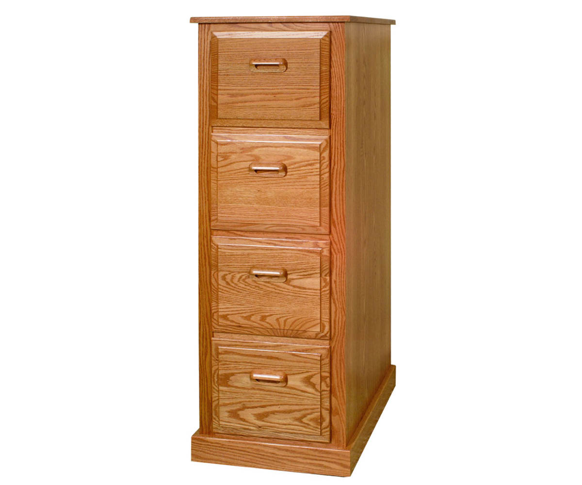 Traditional 4 Drawer File • TC Amish Home