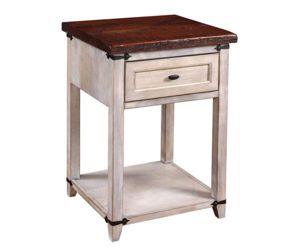 Farmhouse Heritage One Drawer Open Nightstand