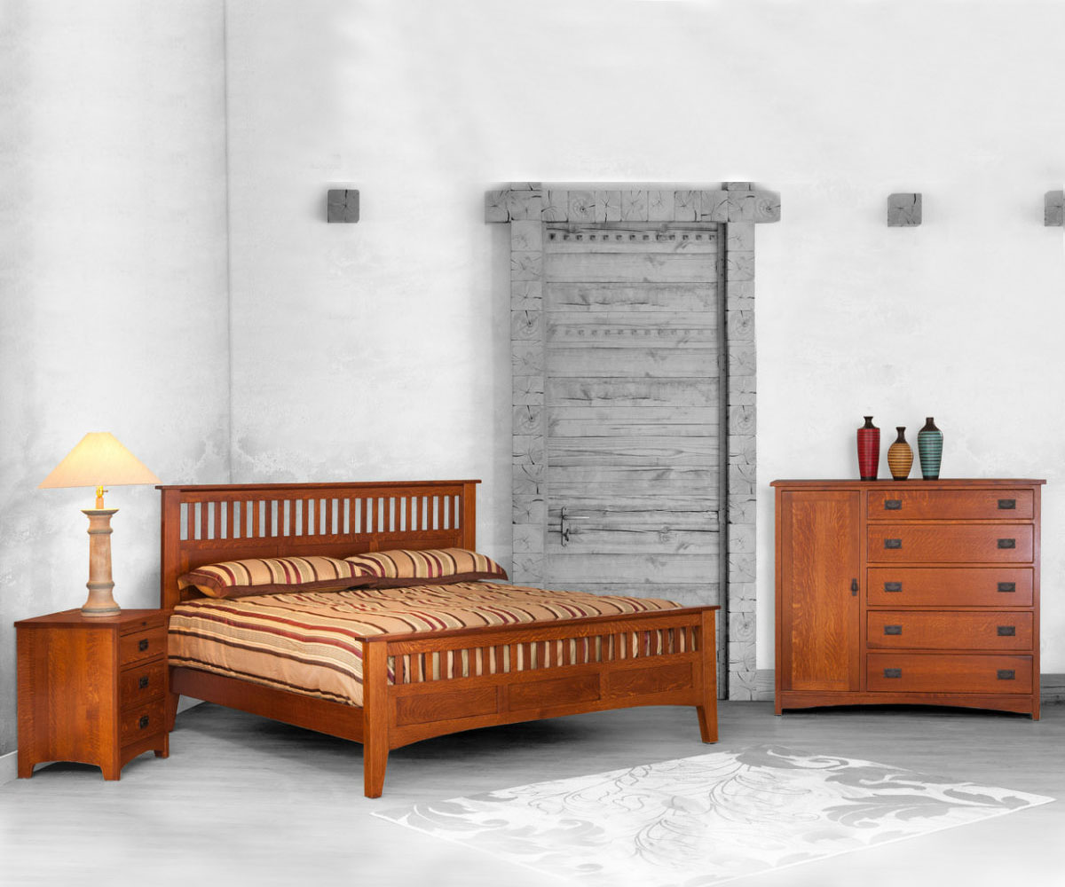 Empire Mission Spindle Bed - Image 2