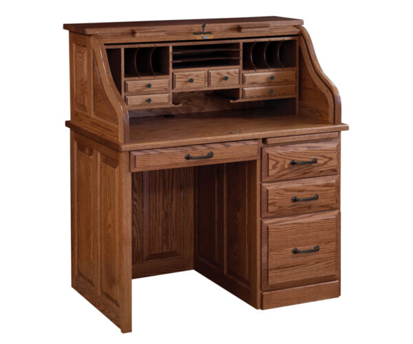 42" Traditional Roll Top Desk