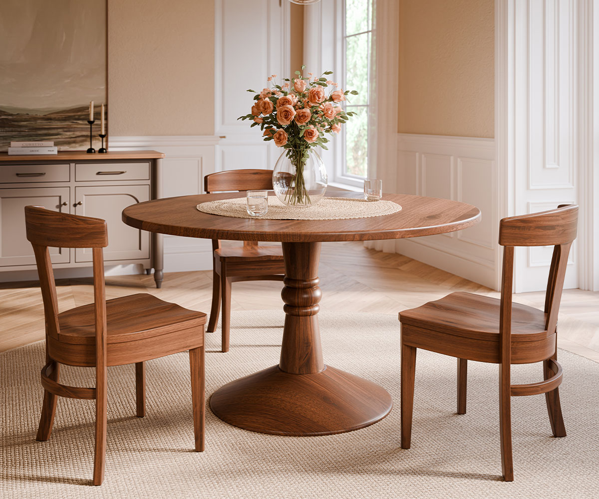 Celina 54" Round Dining Table - Image 2