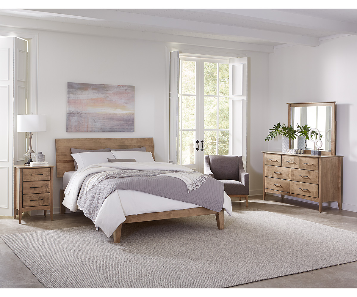 Atlantic 2 Drawer Nightstand - Image 5