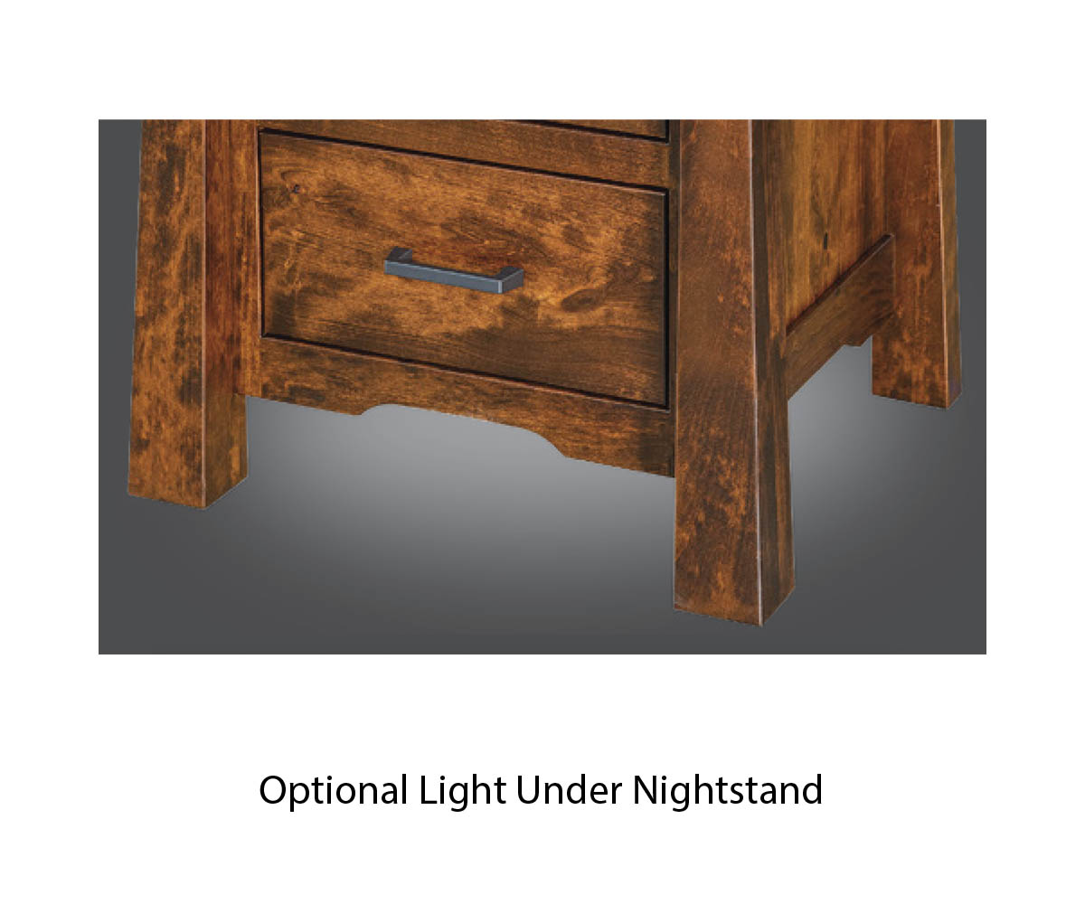 Granny Mission Open Nightstand - Image 6