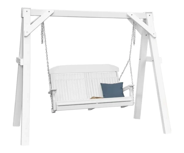 A-Frame Vinyl Swing Stand